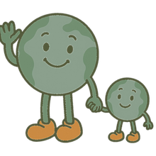 Globe Dude with little globe